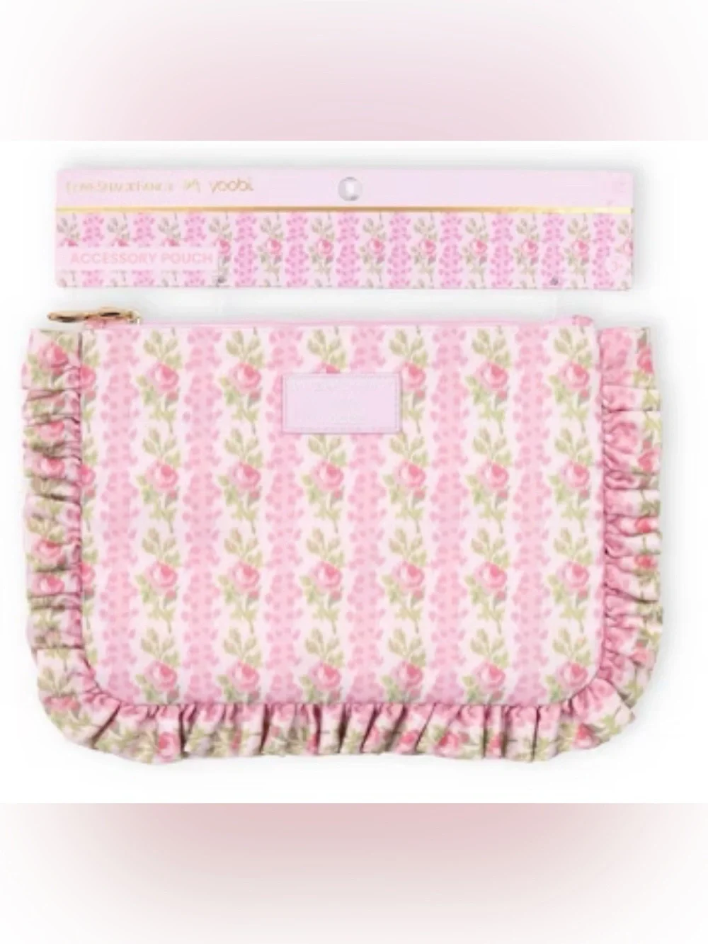 🎀LoveShackFancy │ Yoobi Blooming Heirloom Ruffle Accessory Pouch 🎀